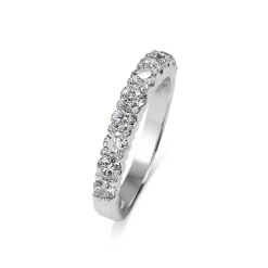 18ct White Gold 1.00ct Diamond Band Ring