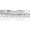 9ct White Gold 1.00ct Hinged Diamond Bangle