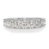18ct White Gold Cushion Cut 7 Stone Diamond Ring