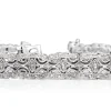 14ct White Gold Deco Style Diamond Bracelet