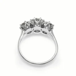18ct White Gold Diamond 3 Stone Ring
