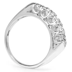 14ct White Gold Diamond 5 Stone Ring