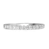 18ct White Gold Diamond Band Ring