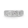 18ct White Gold Diamond Band Ring