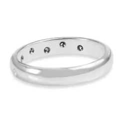 18ct White Gold Diamond Band