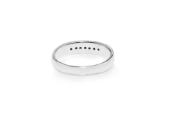 18ct White Gold Diamond Band