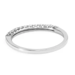 18ct White Gold Diamond Band Ring