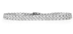 14ct White Gold Diamond Bracelet