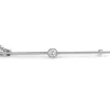 18ct White Gold Diamond Brooch