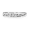 14ct White Gold Diamond Channel Set Band