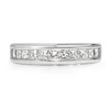 18ct White Gold Diamond Channel Set Band