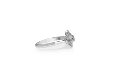 18ct White Gold Diamond Deco Style Ring