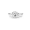 18ct White Gold Diamond Halo Ring