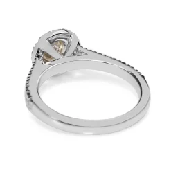 18ct White Gold Diamond Halo Ring