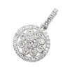 9ct White Gold Diamond Necklace