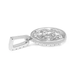9ct White Gold Diamond Necklace