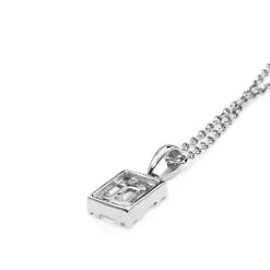 18ct White Gold Diamond Pendant