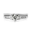 14ct White Gold Diamond Ring Set