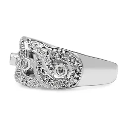 14ct White Gold Diamond Ring