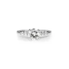18ct White Gold Diamond Solitaire Ring