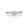 18ct White Gold Diamond Solitaire Ring