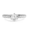 18ct White Gold Diamond Solitaire Ring