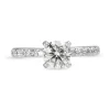 14ct White Gold Diamond Solitaire Ring