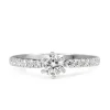 18ct White Gold Diamond Solitaire Ring