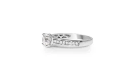18ct White Gold Diamond Solitaire Ring