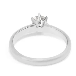 18ct White Gold Diamond Solitaire Ring