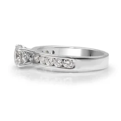 18ct White Gold Diamond Solitaire Ring