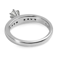 14ct White Gold Diamond Solitaire Ring