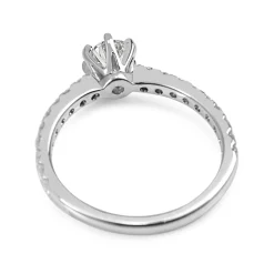 18ct White Gold Diamond Solitaire Ring