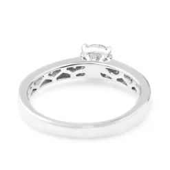 18ct White Gold Diamond Solitaire Ring