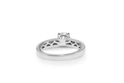 18ct White Gold Diamond Solitaire Ring
