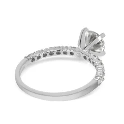 14ct White Gold Diamond Solitaire Ring