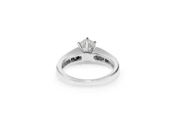 14ct White Gold Diamond Solitaire Ring