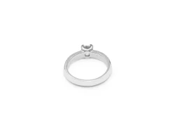 18ct White Gold Diamond Solitaire Ring
