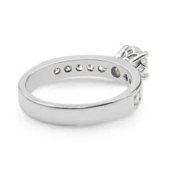 18ct White Gold Diamond Solitaire Ring