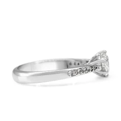 18ct White Gold Diamond Solitaire Ring