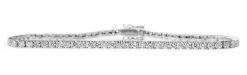 18ct White Gold Diamond Tennis Bracelet