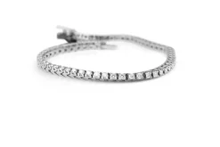 18ct White Gold Diamond Tennis Bracelet