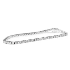 18ct White Gold Diamond Tennis Bracelet
