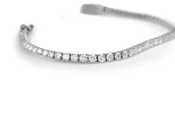 18ct White Gold Diamond Tennis Bracelet