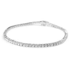 18ct White Gold Diamond Tennis Bracelet