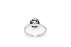 18ct White Gold Double Halo Diamond Ring