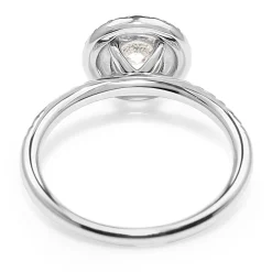 18ct White Gold Double Halo Diamond Ring