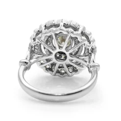 18ct White Gold Double Halo Diamond Ring