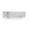 9ct White Gold Estate Diamond Band