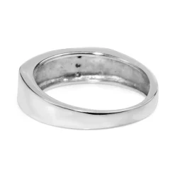 9ct White Gold Estate Diamond Band
